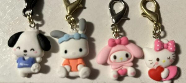 Anime kawaii Zipper Pulls